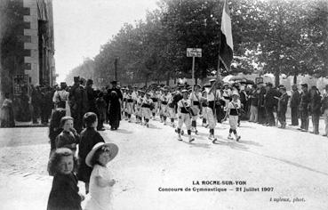 Iconographie - Concours de Gymnastique - 21 juillet 1907