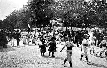 Iconographie - Concours de Gymnastique - 21 juillet 1907