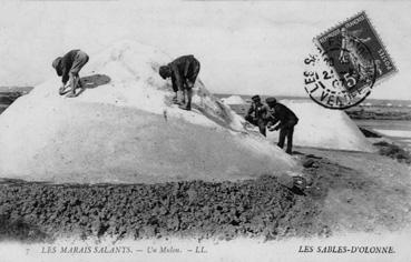 Iconographie - Les marais salants  - Un mulon