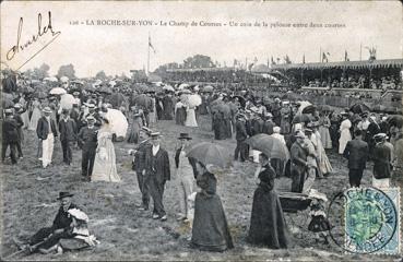 Iconographie - Le champ de courses, un coin de la pelouse