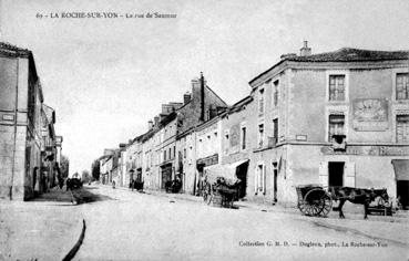 Iconographie - La rue de Saumur