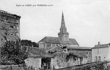 Iconographie - Eglise de Corps, près de Mareuil-sur-Lay