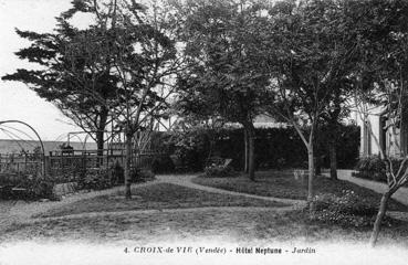 Iconographie - Hôtel Neptune - Jardin