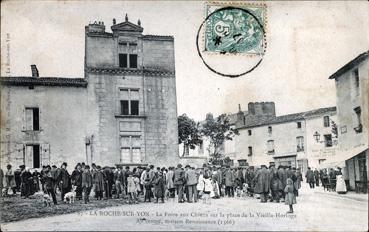 Iconographie - La foire aux chiens place de la Vieille Horloge