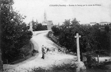 Iconographie - Entrée du bourg par la route de Clisson