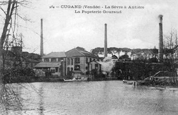 Iconographie - La Sévre à Antière - La papeterie Gouraud