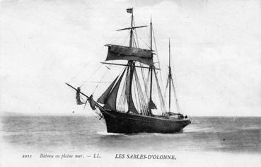 Iconographie - Bateau en pleine mer