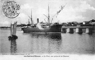 Iconographie - Le port, vue prise de la Chaume