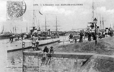 Iconographie - L'escadre aux Sables-d'Olonne