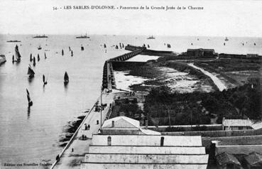 Iconographie - Panorama de la grande jetée de la Chaume