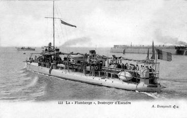 Iconographie - La "Flamberge", destroyer d'escadre