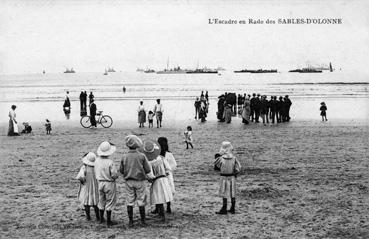 Iconographie - L'escadre en rade des Sables-d'Olonne