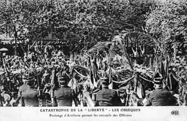 Iconographie - Catastrophe de la "Liberté" - Les obsèques