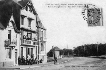 Iconographie - Année 1915-1916 - Hôpital militaire des Dames de France, avenue Georges Godet