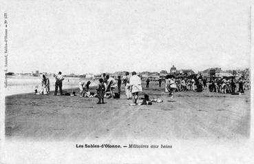 Iconographie - Militaires aux bains