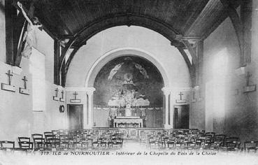 Iconographie - Intérieur de la chapelle du Bois de la Chaise