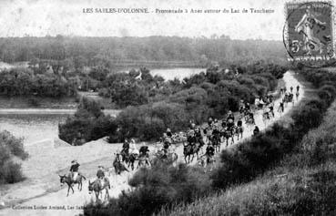 Iconographie - Promenade à ânes dans la foret de la Rudelière