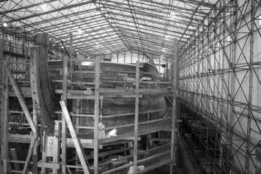 Iconographie - Visite du chantier de l'Hermione par les Gars d'la côute, Arexcpo