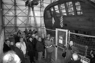 Iconographie - Visite du chantier de l'Hermione par les Gars d'la côute, Arexcpo