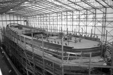 Iconographie - Visite du chantier de l'Hermione par les Gars d'la côute, Arexcpo