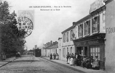 Iconographie - Rue de la Bauduère - Restaurant de la Gare