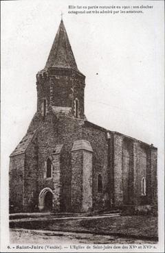 Iconographie - L'église de Saint-Juire date des XVe et XVIe s.