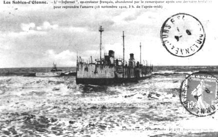 Iconographie - L'Infernet ex-croiseur français abandonné