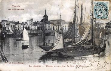 Iconographie - La Chaume - Barques armées pour la pêche du thon
