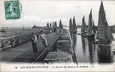 Iconographie - La rentrée des bateaux de sardines