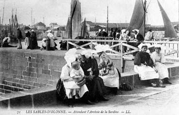 Iconographie - Attendant l'arrivée de la sardine