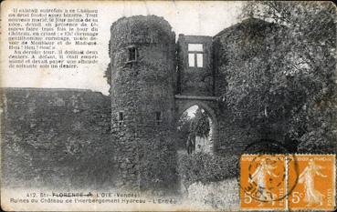 Iconographie - Ruines du château de l'Herbergement-Hydreau