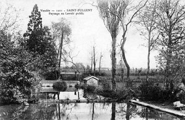 Iconographie - Paysage au lavoir