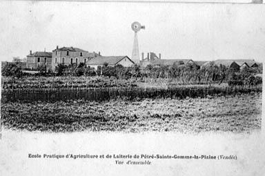 Iconographie - Ecole pratique de l'agriculture et de la laiterie-Pétré