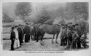 Iconographie - Ecole pratique de l'agriculture et de la laiterie-Pétré