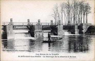 Iconographie - Le barrage de la réserve à Boisse