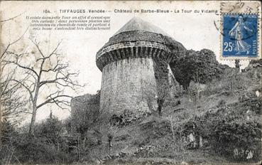 Iconographie - Château de Barbe Bleue - La tour du Vidame