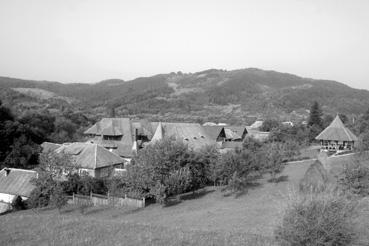 Iconographie - Bârsana - Toits du village