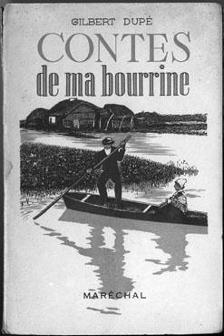 Iconographie - Couverture du livre "Contes de ma bourrine", de Marc Elder
