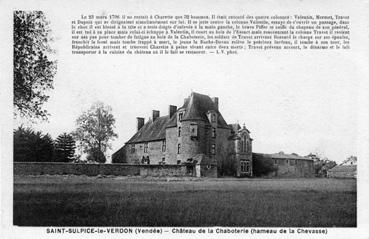 Iconographie - Château de La Chabotterie (Hameau de la Chevasse)