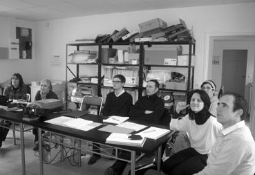 Iconographie - Personnel et bénévoles en formation à EthnoDoc, le Perrier, Vendée