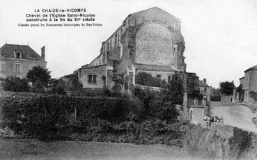 Iconographie - Chevet de l'église Saint-Nicolas