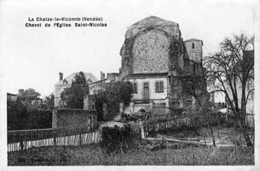 Iconographie - Chevet de l'église Saint-Nicolas