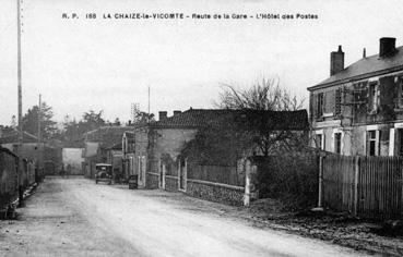 Iconographie - Route de la Gare - L'hôtel des Poste