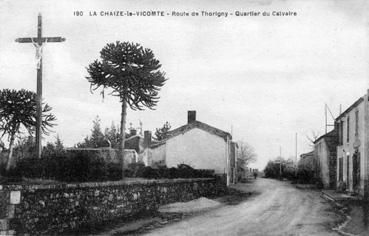 Iconographie - Route de Thorigny - Quartier du Calvaire