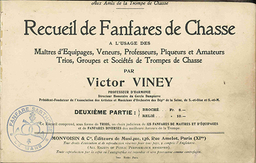 Recueil de fanfares de chasse - 2e partie