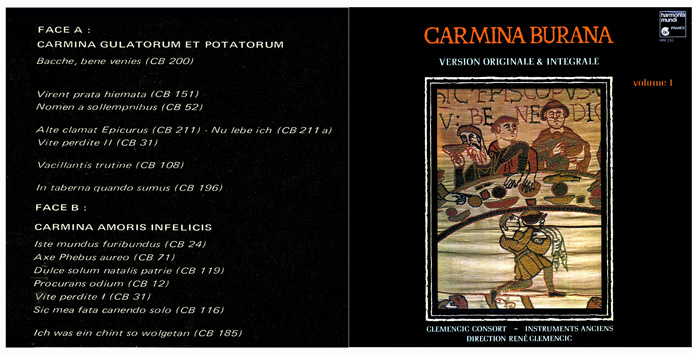 Carmina Burana, vol. 1