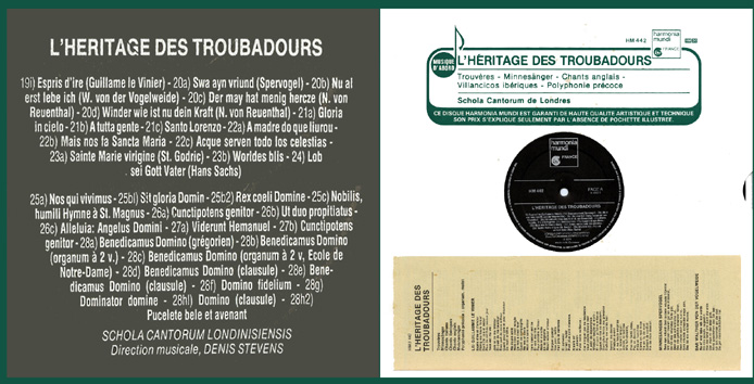 L'héritage des troubadours