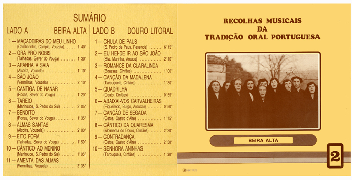 Recolhas musicais da tradiçao oral portuguesa 2