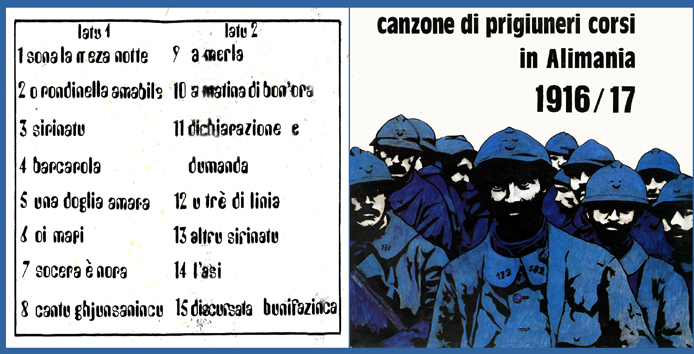 Canzone di prigiuneri corsi in Alimania 1916-1917