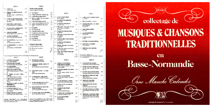 Collectage de musiques traditionnelles en Basse-Normandie